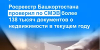 Росреестр Башкортостана проверил по СМЭВ более 138 тысяч документов о недвижимости в текущем году - Бирский район