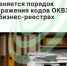 Изменился порядок отражения кодов ОКВЭД в государственных реестрах - Бирский район